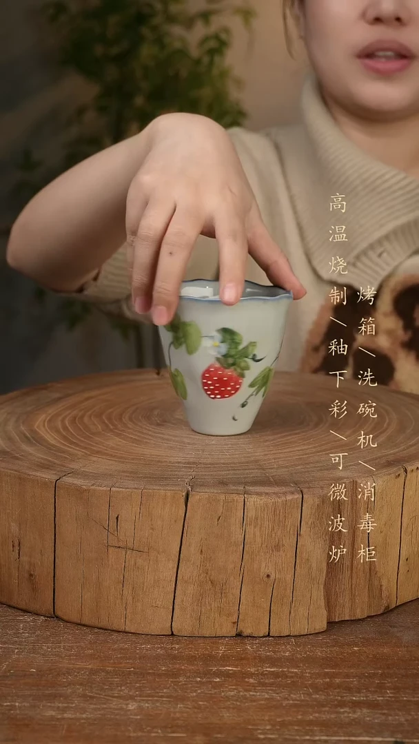 碗瓷景德镇手工手绘高温瓷釉下彩