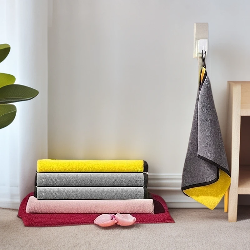 洗车毛巾擦车巾布专用汽车用品吸水加厚不伤漆抹布（拍一发四）