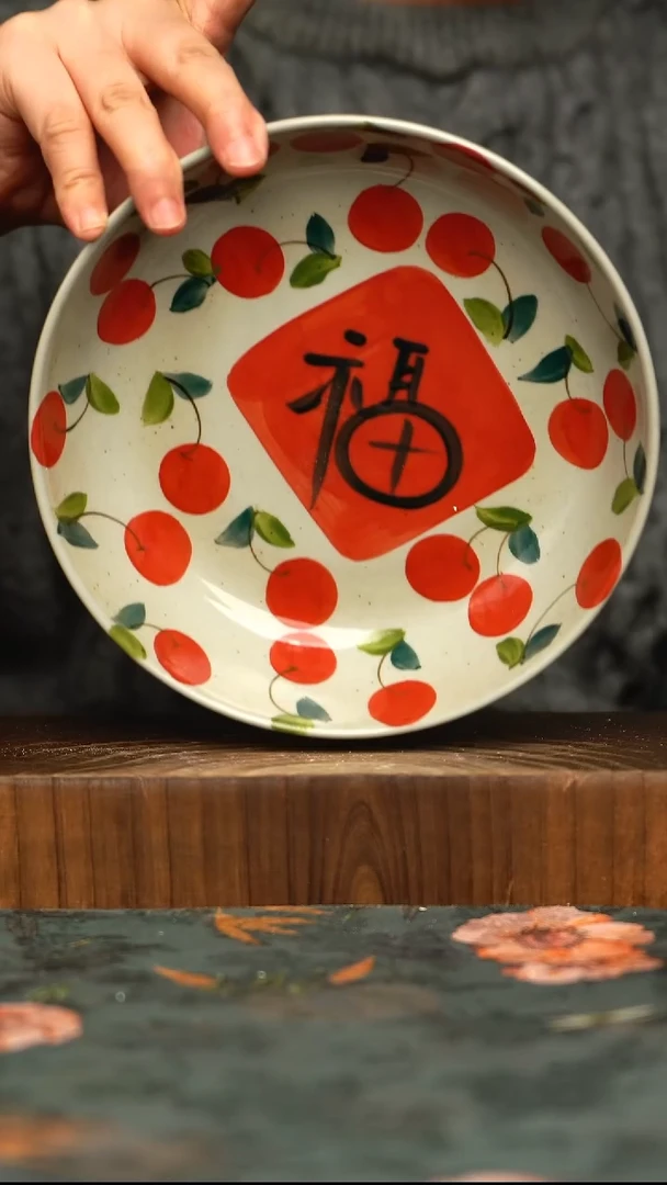 杯釉下彩手工手绘同款陶器