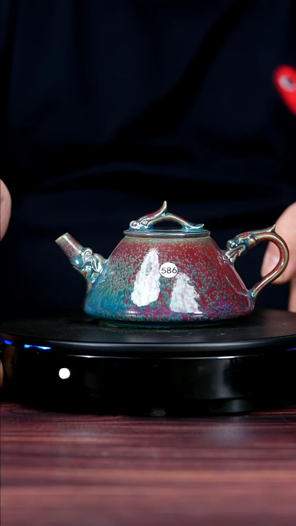 其他钧瓷586#于大鹏一级品原矿钧瓷龙吟壶