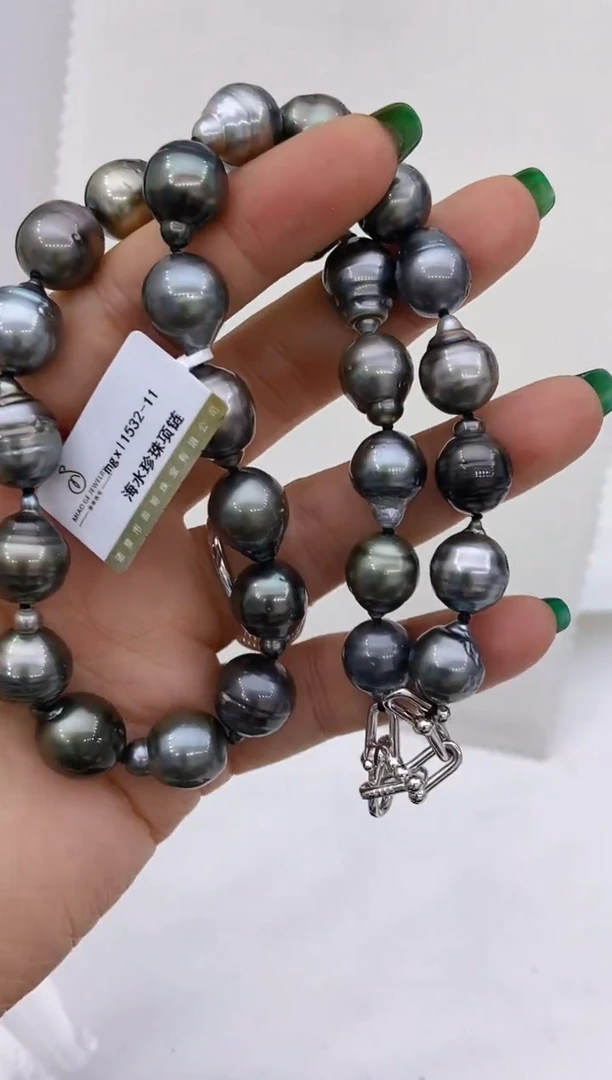 【闪购商品】海水珍珠项链未镶嵌143 11-13mm