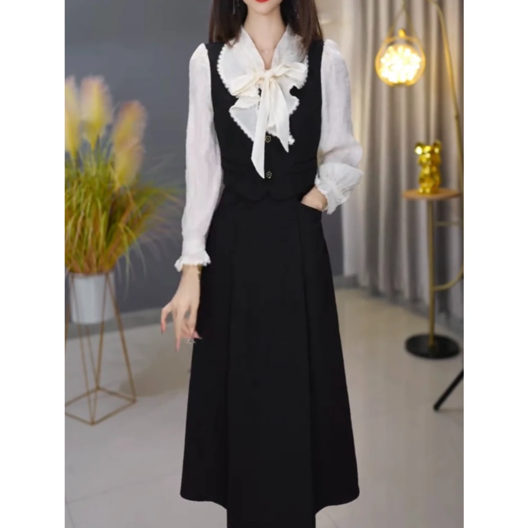 亿亿衣橱C120图片色连衣裙女优雅气质时尚减龄收腰显瘦秋季新款