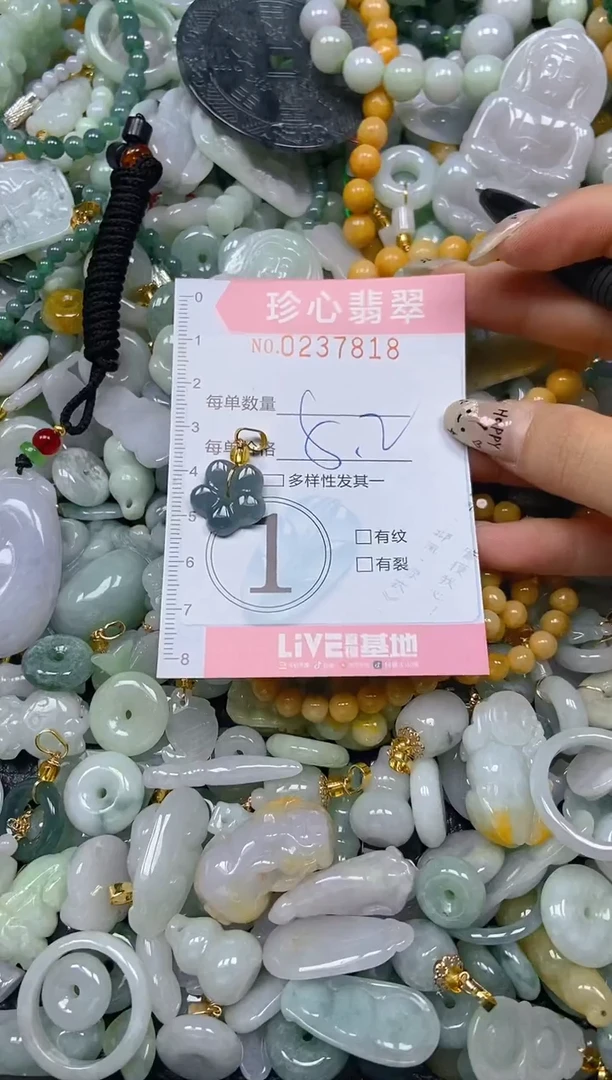 翡翠未镶嵌颈饰闪购0237818