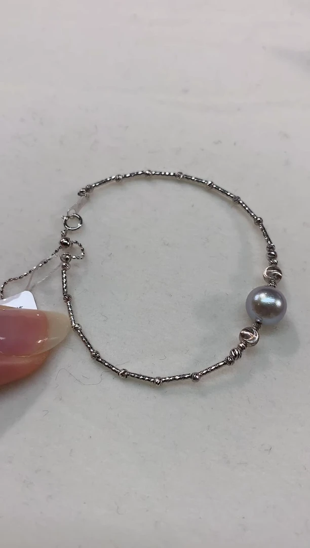 【闪购商品】海水珍珠手链18K金镶嵌A97|1380