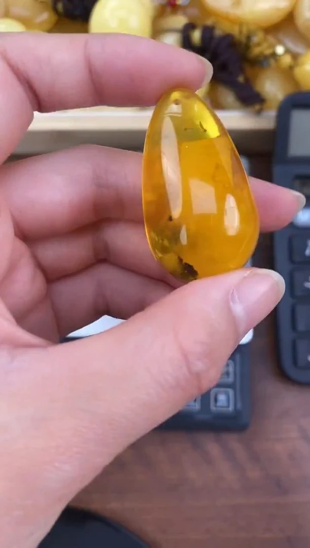 裸石琥珀未镶嵌天然琥珀蜜蜡