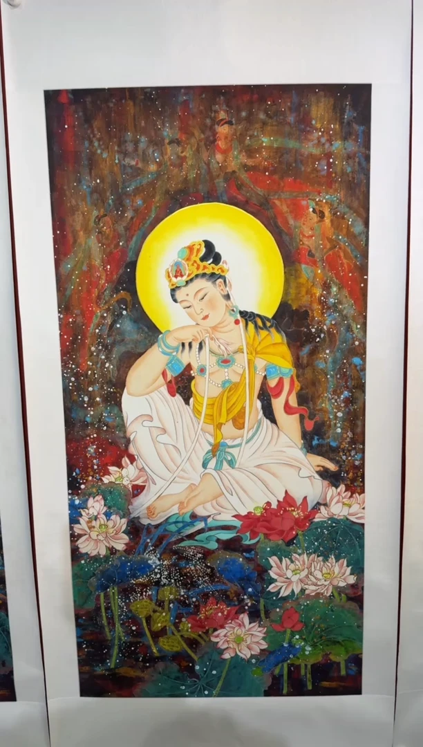 国画国画造像作品3