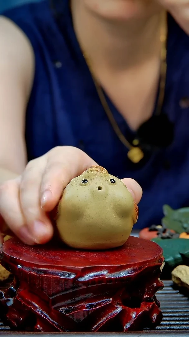 宜兴紫砂手工金鱼