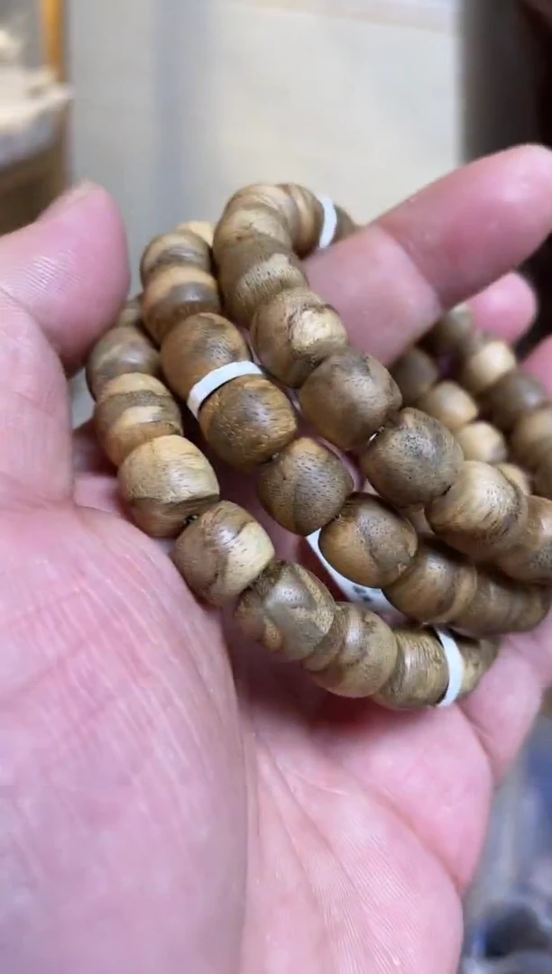 【闪购商品】沉香手串马尼涝老型单圈1.1多样性发其一