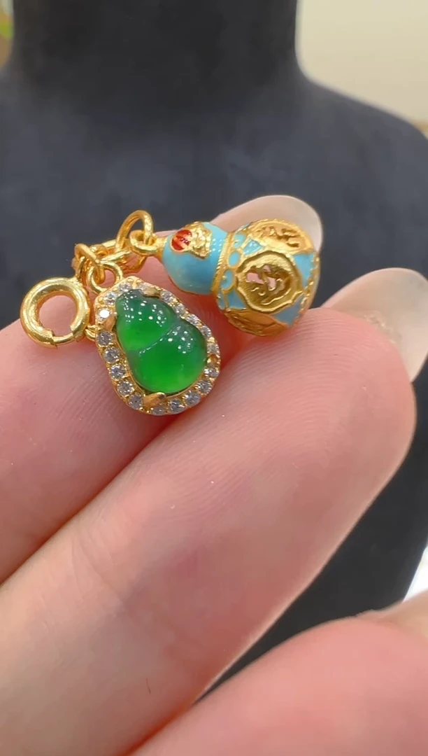 翡翠银S925镶嵌吊坠(不含链)多样性团购发一件