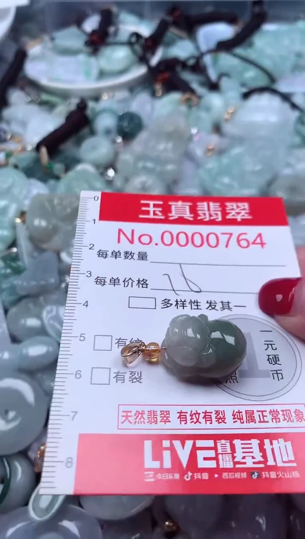 颈饰未镶嵌翡翠764