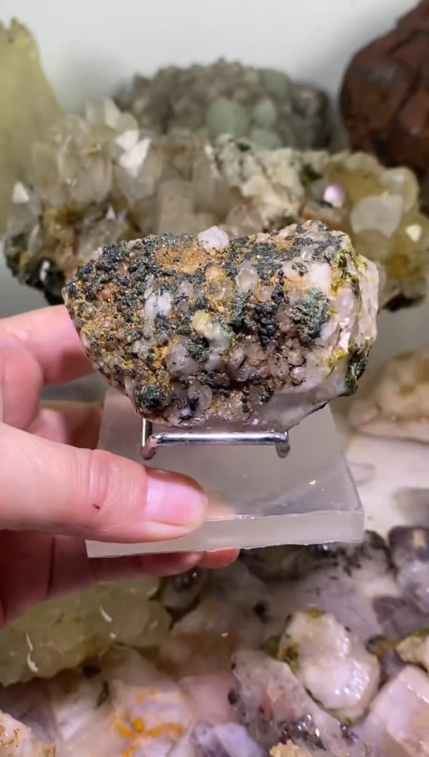 未镶嵌珠宝半成品水晶21号168g四川美姑超七花园水晶