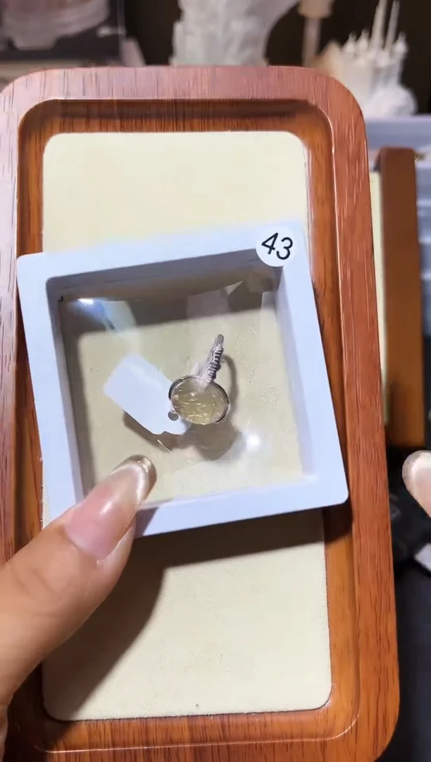 【闪购商品】水晶戒指银S925镶嵌定制