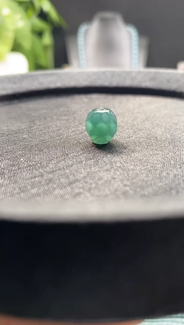 未镶嵌手链翡翠散珠卡10MM左右无相珠