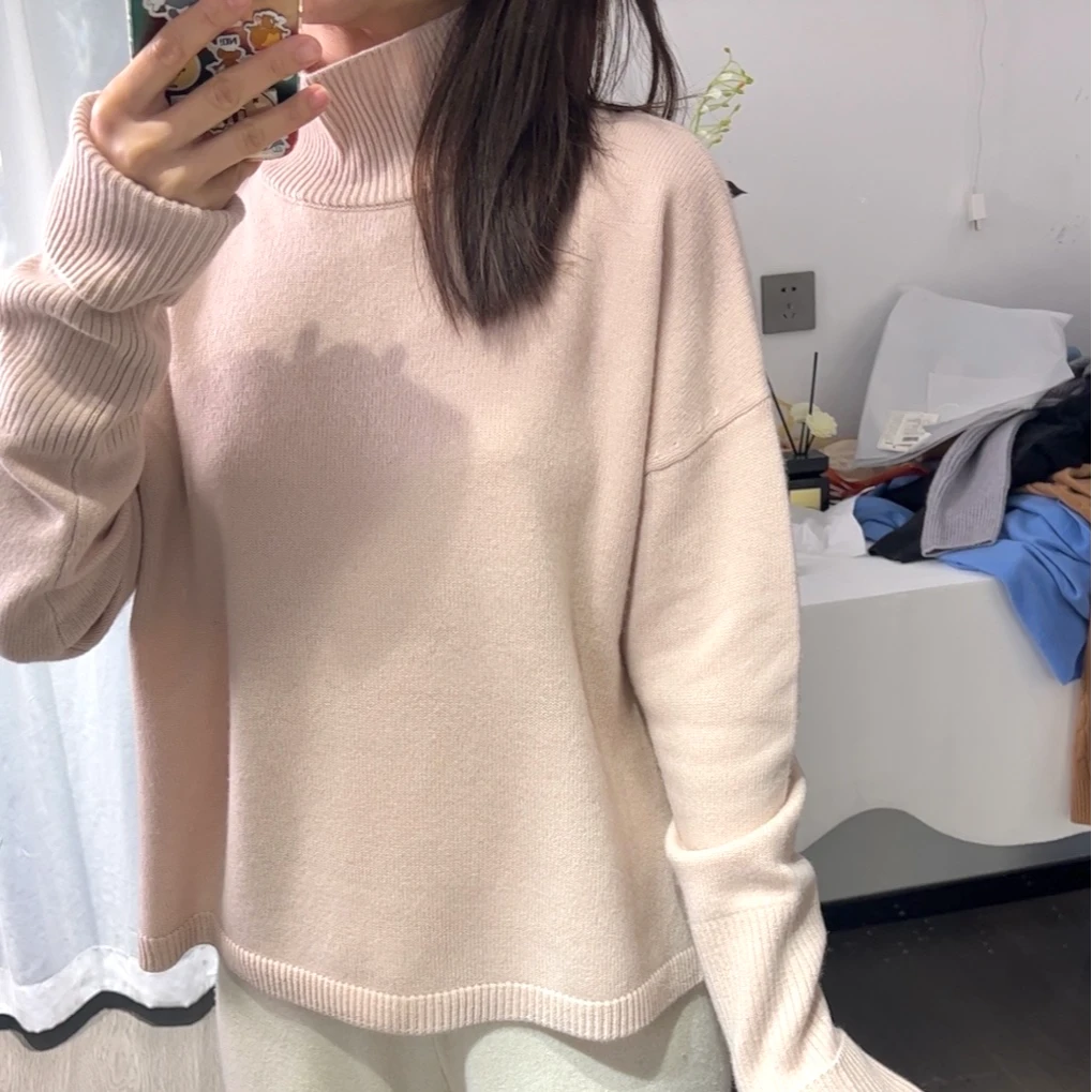 CENTERMERE高领山羊绒加厚保暖羊绒衫秋冬舒适温暖不扎肤羊绒上衣