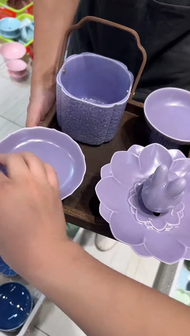 瓷片微瑕商品，介意勿拍-托盘