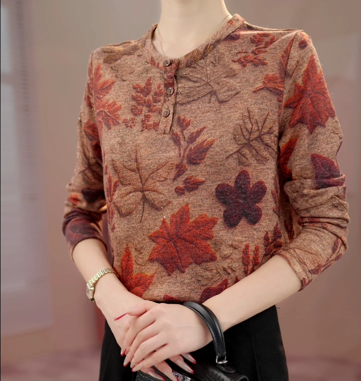 Y1595[高品质]气质优雅时尚衬衫遮肚子显瘦小衫01