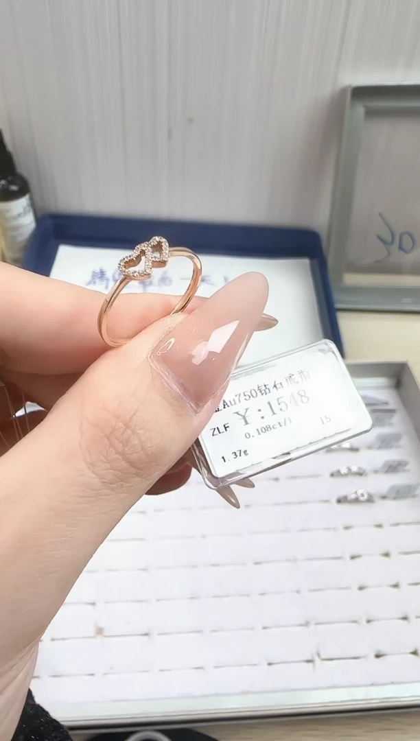 戒指/指环18K金镶嵌钻石鱼****定B259991100302530