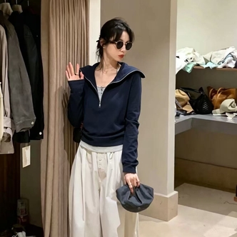 A301-A400秋季新款韩国高级感潮牌女装洋气时髦气质长袖