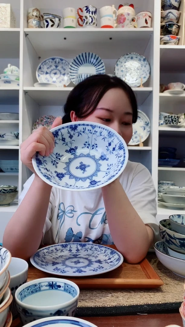 陶瓷【清仓】bloom系列青花钵