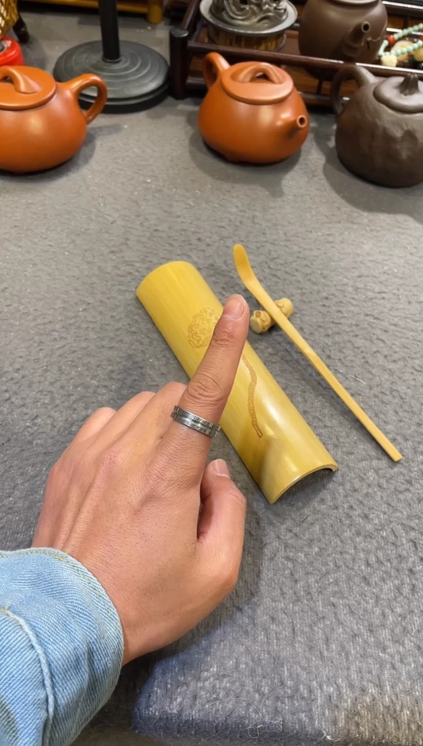 【闪购商品】紫砂茶杯茶则三件套茶则三件套