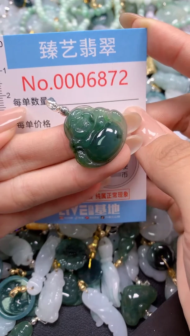 颈饰未镶嵌翡翠6872