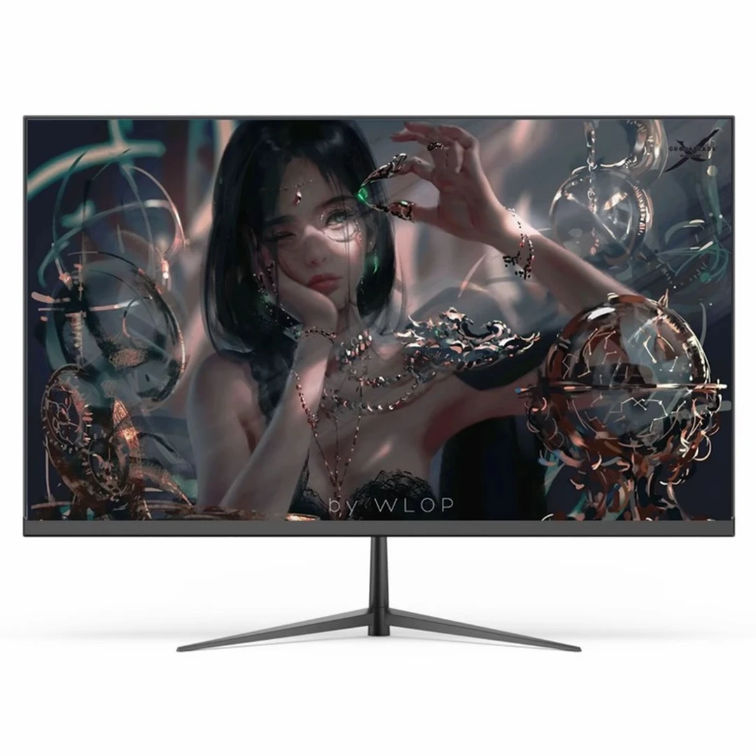 【24寸】/无边框(VGA+HDMI)直面游戏高清显示器 陈  二手