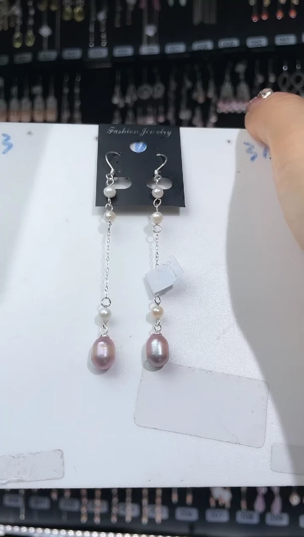 【闪购商品】紫晶耳饰银S925镶嵌安墨