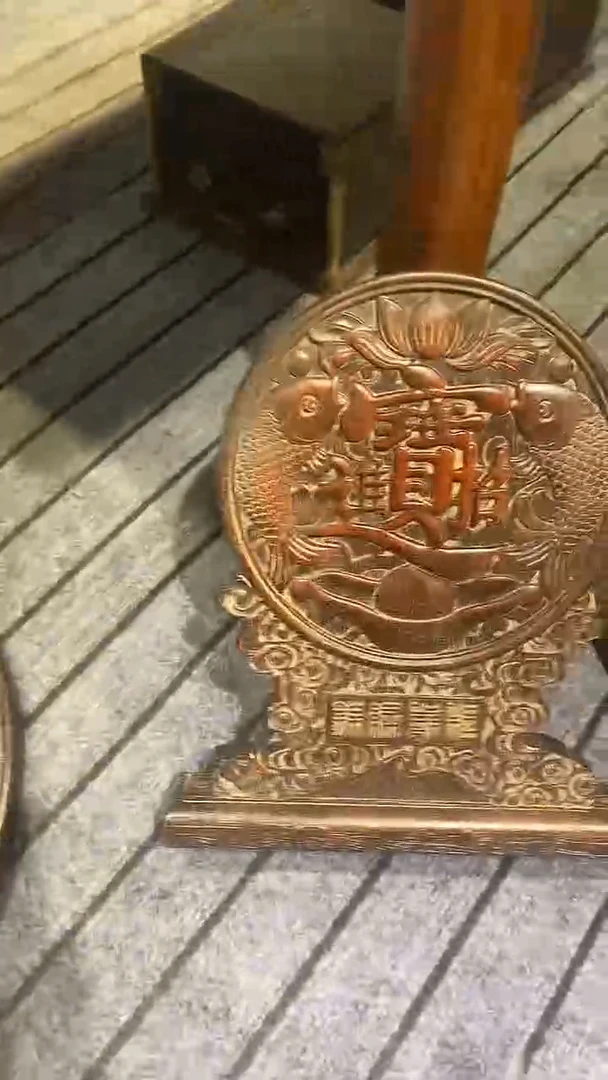 木紫檀雕刻一物一拍