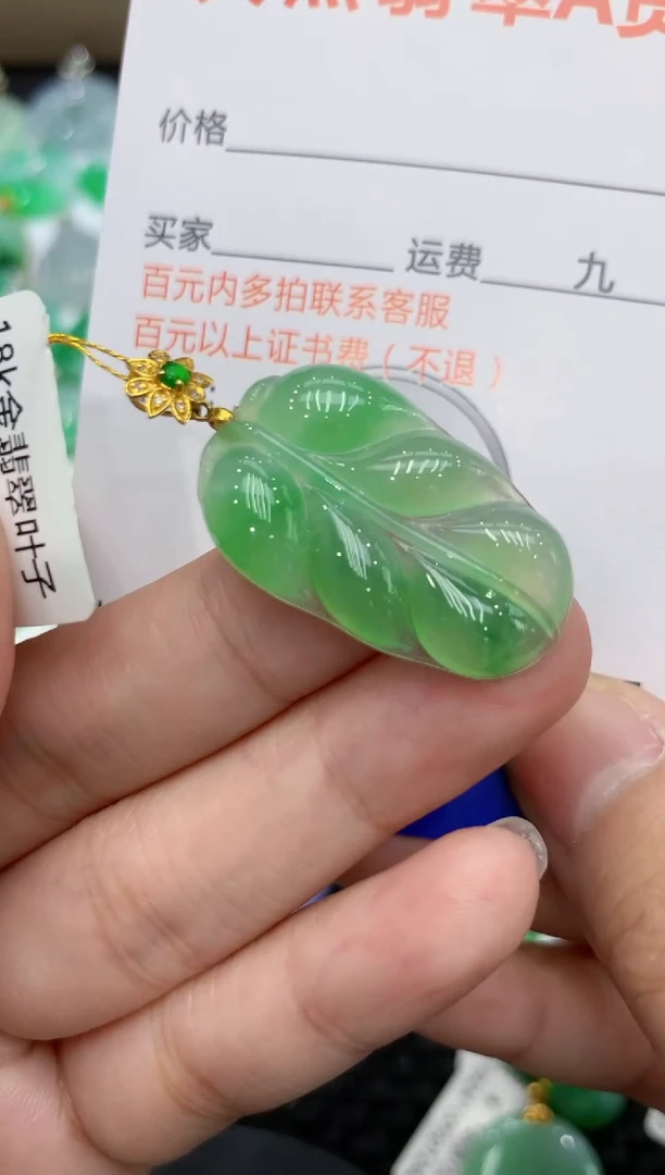 【闪购商品】翡翠颈饰18K金镶嵌111111111111