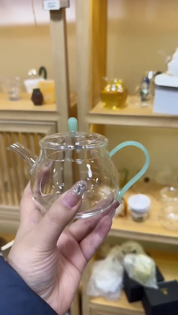 【闪购商品】绿玉青云壶高硼硅