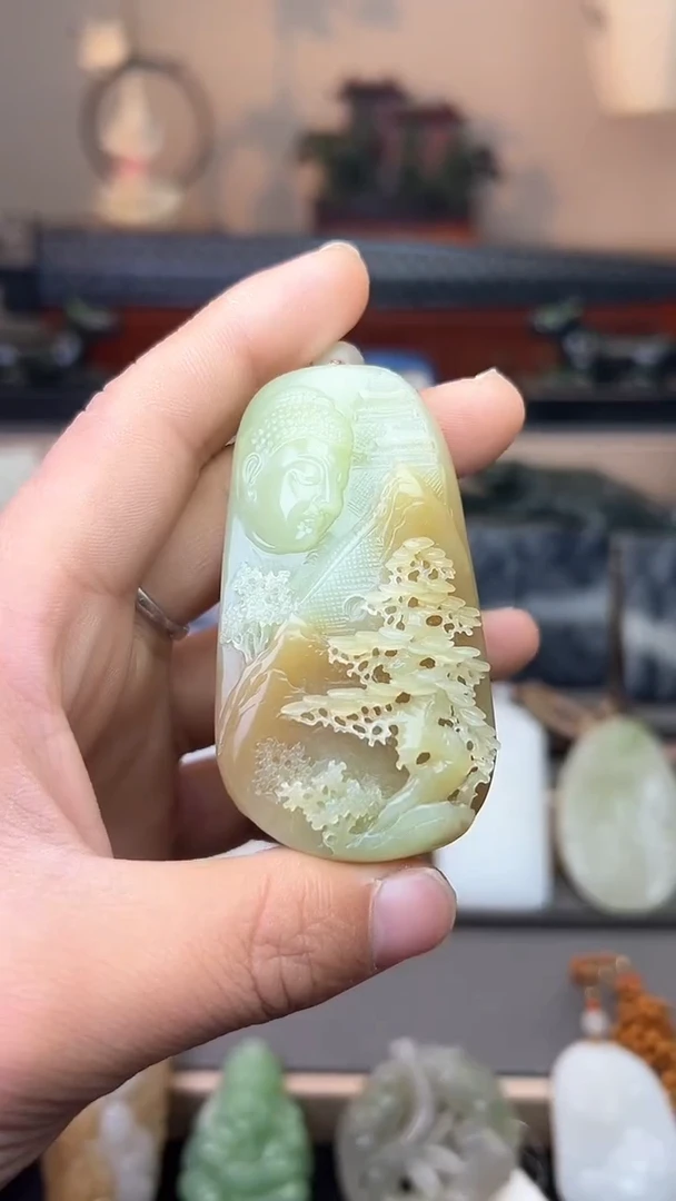 【闪购商品】和田玉把件未镶嵌吊坠