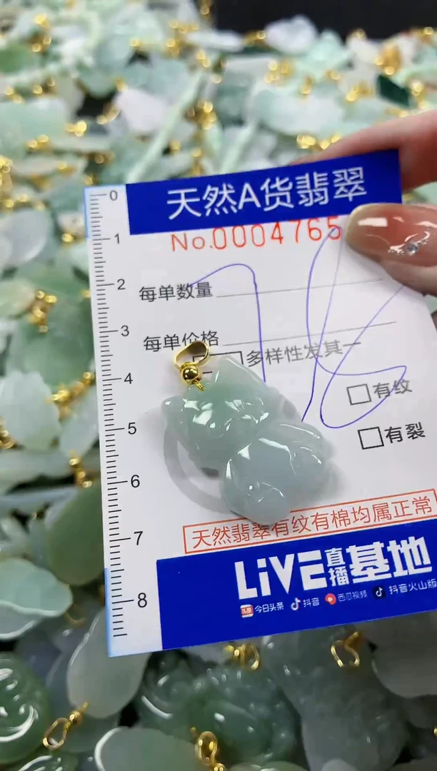颈饰未镶嵌翡翠天然A货翡翠