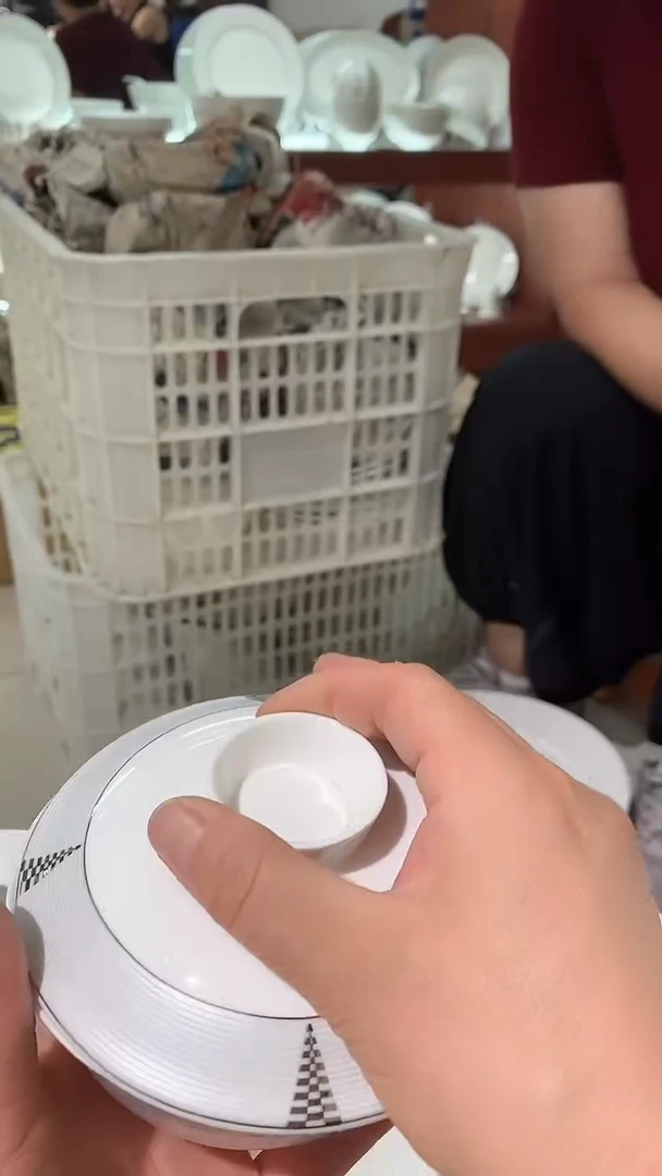 陶瓷福利款炖盅灰色