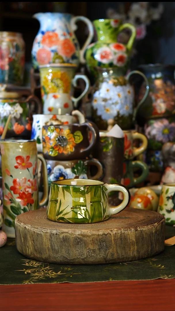 陶瓷26景德镇手工手绘釉下彩