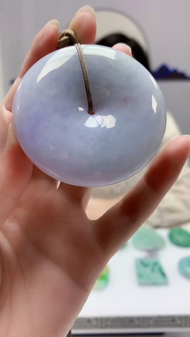 【闪购商品】定制翡翠未镶嵌4852zm-毛货挂件扣子66
