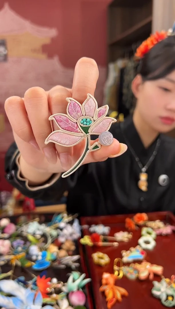 【闪购商品】刺绣苏绣世家非遗手工（胸针）