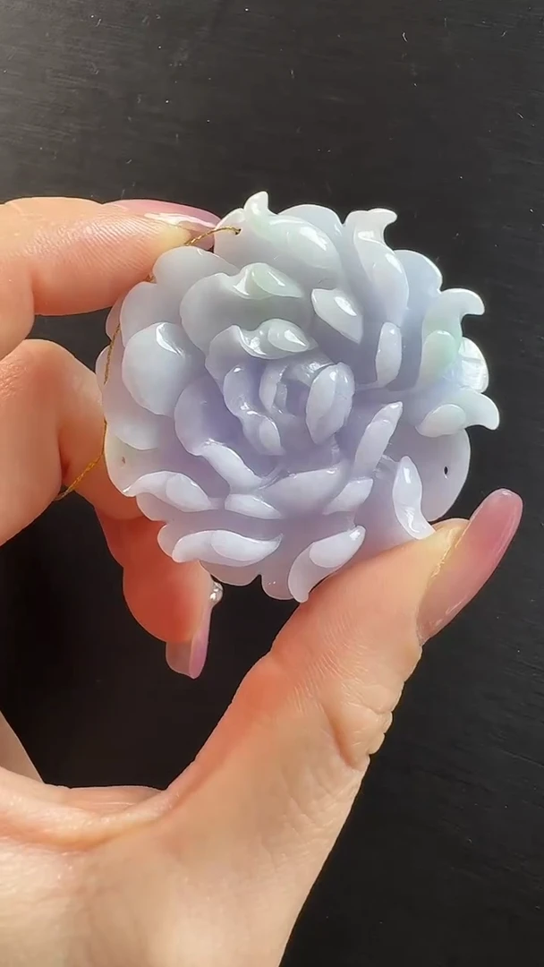 颈饰未镶嵌翡翠花牌