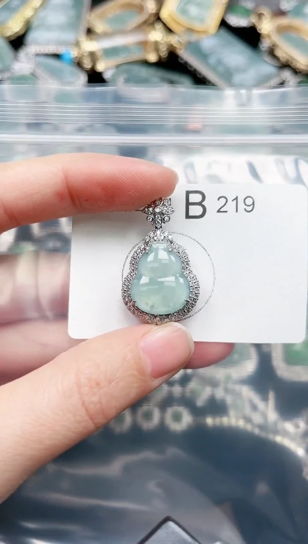 【闪购商品】翡翠颈饰未镶嵌219赠皮绳