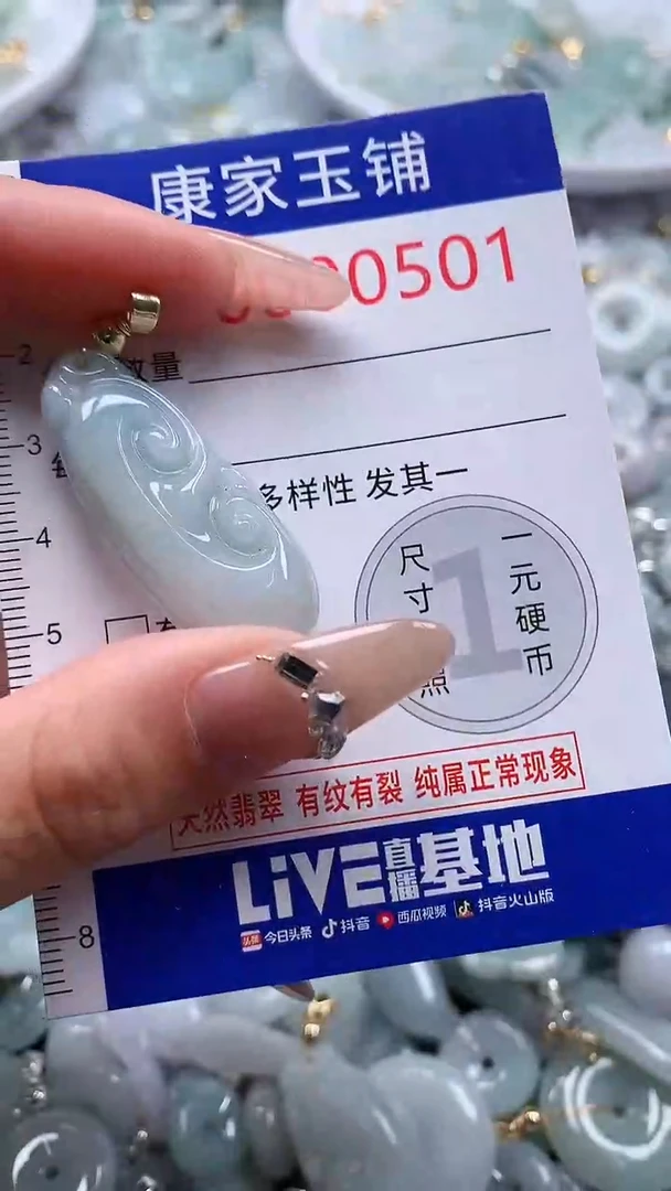 翡翠未镶嵌吊坠(不含链)501