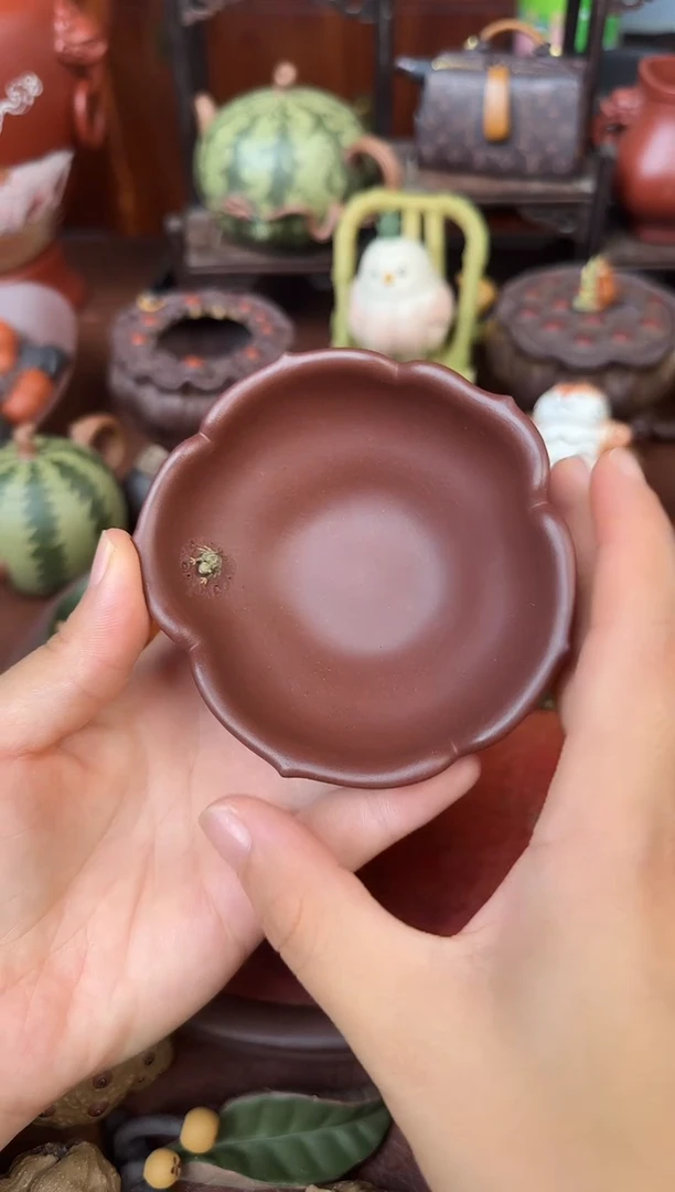 紫砂茶宠紫砂青蛙杯