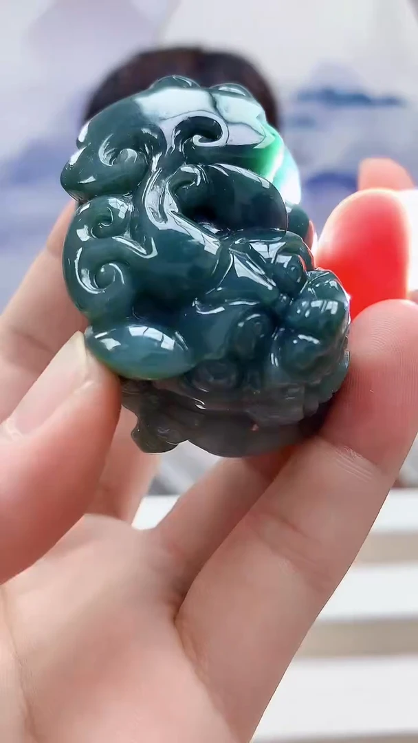 未镶嵌定制翡翠4868bb-毛货挂件22