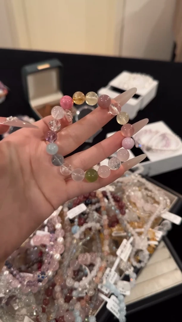 水晶手链合金多宝x1848