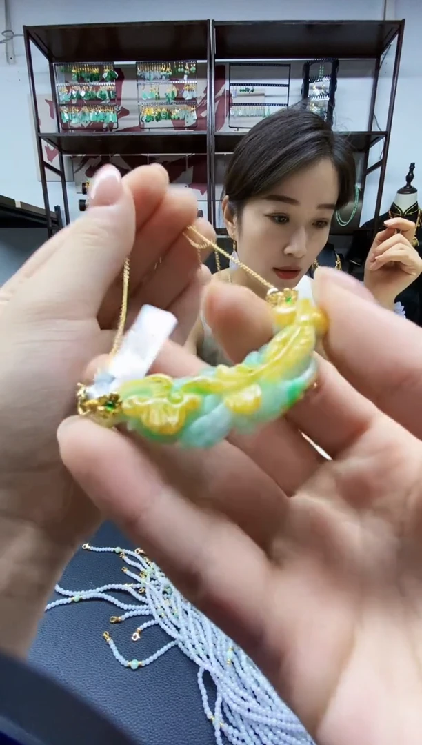 颈饰未镶嵌翡翠翡翠吊坠