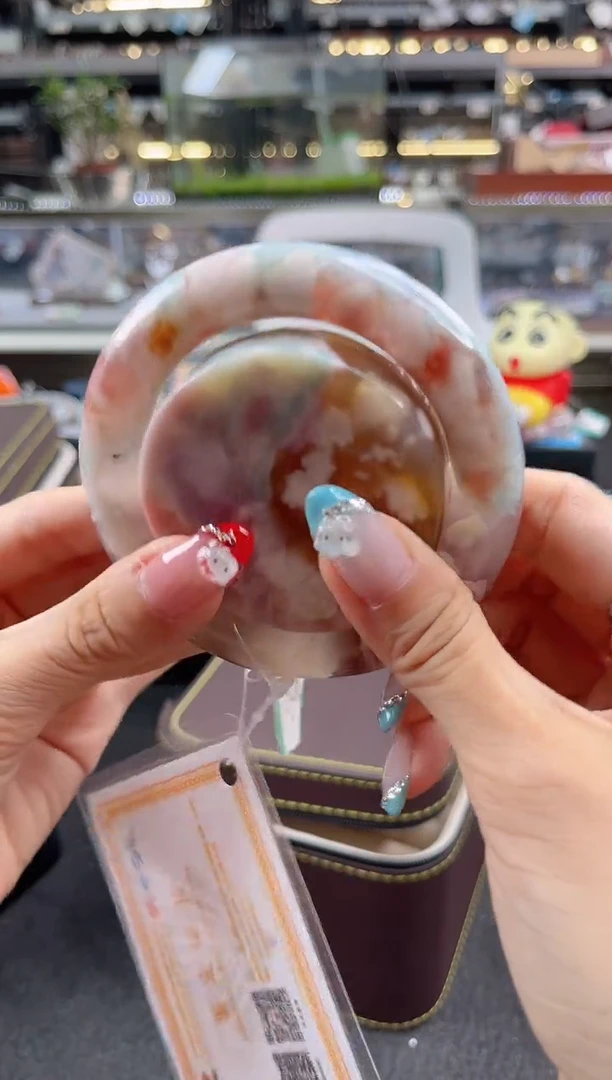 未镶嵌手镯石英质玉圈口（赠品镯心）