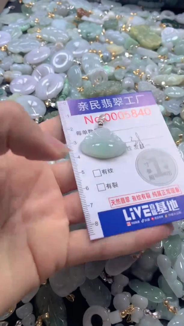 【闪购商品】翡翠吊坠(不含链)未镶嵌5840