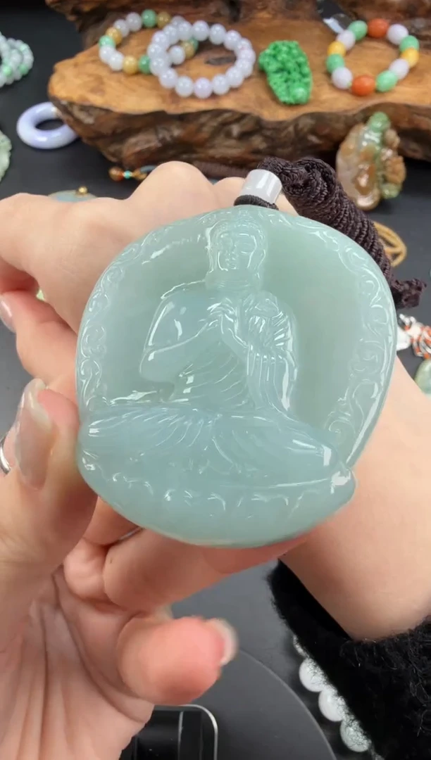 吊坠(不含链)未镶嵌翡翠翡翠饰品-242