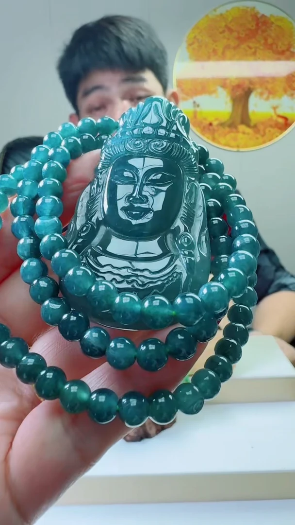 颈饰未镶嵌翡翠天然A货翡翠  多样性随机发其一