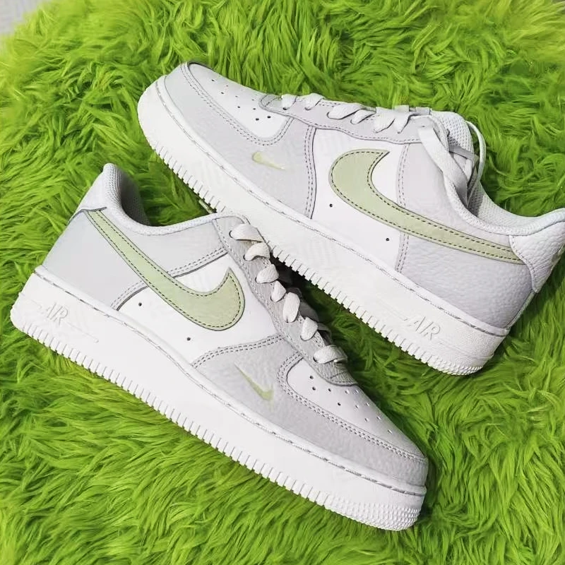 耐克/NIKE【卖场同款】新品青苹果双勾AF1女板鞋高端IB3881001