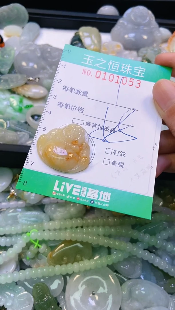 翡翠未镶嵌颈饰闪购0101053