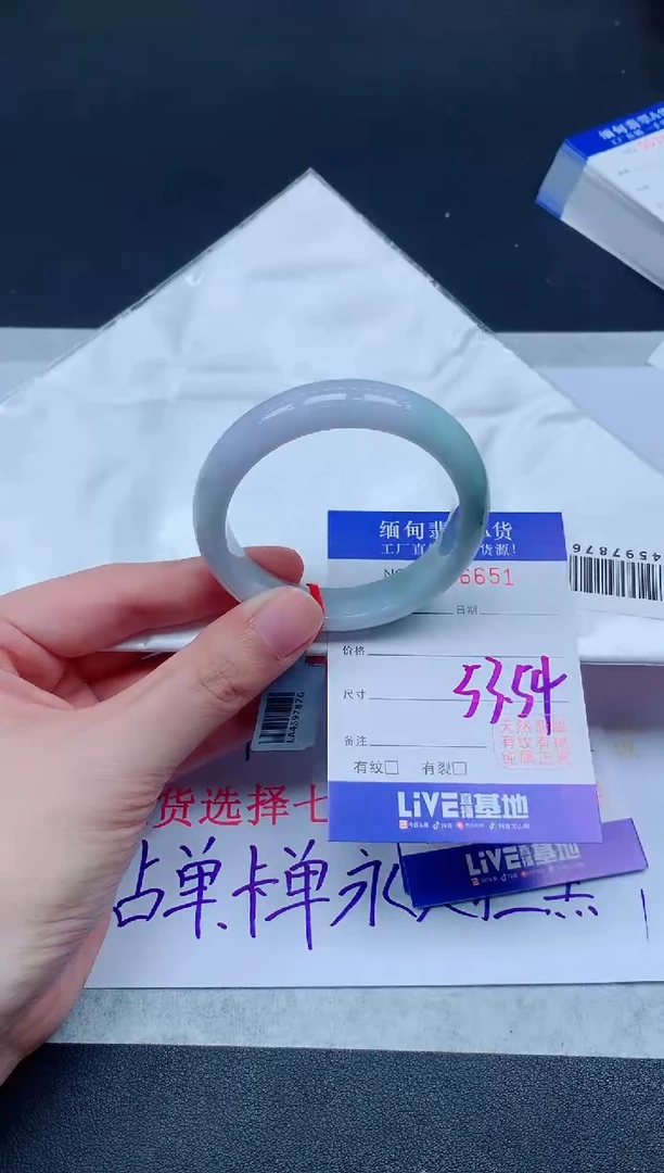 未镶嵌手镯翡翠6651